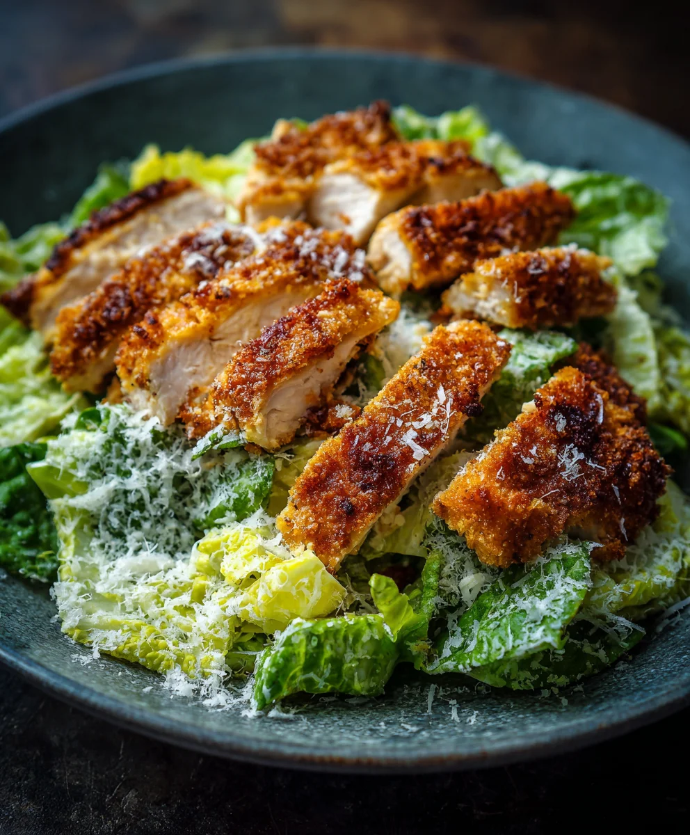 Best Crispy Chicken Caesar Salad Recipe – Quick & Tasty