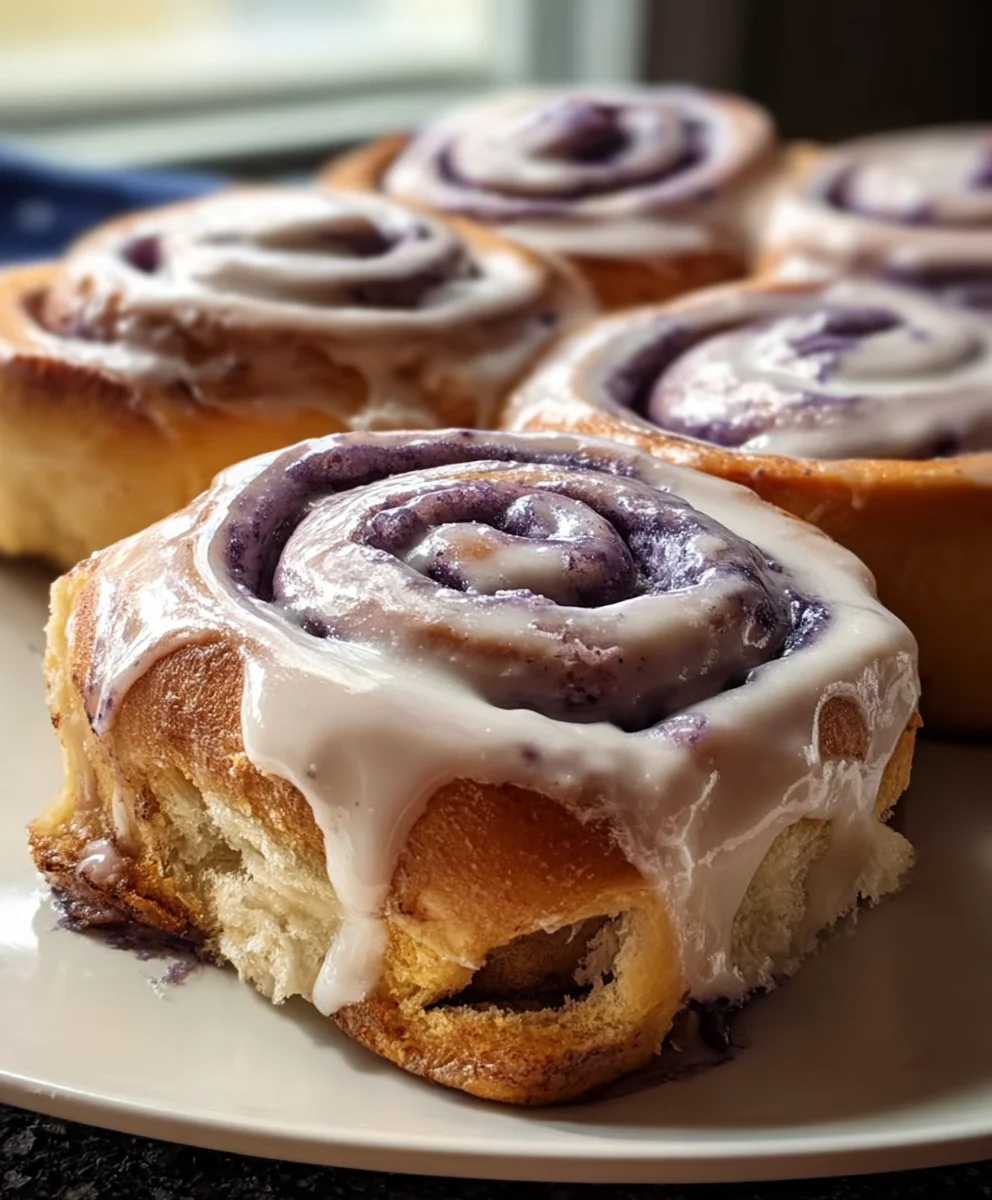 Ube Cinnamon Rolls: Sweet Purple Swirls for Breakfast!