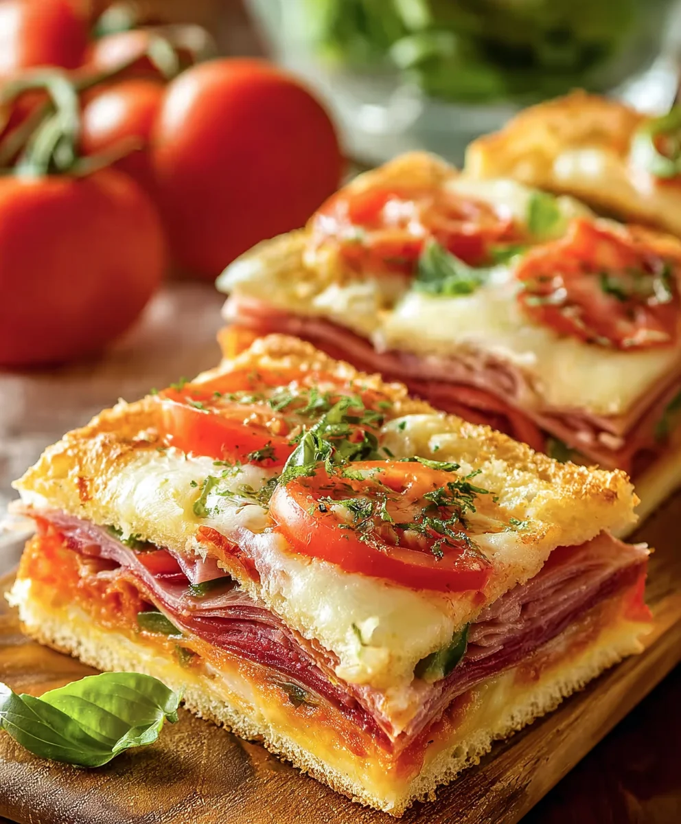 Italian Sub Squares: Flavorful Beef Deli Sandwich Bites