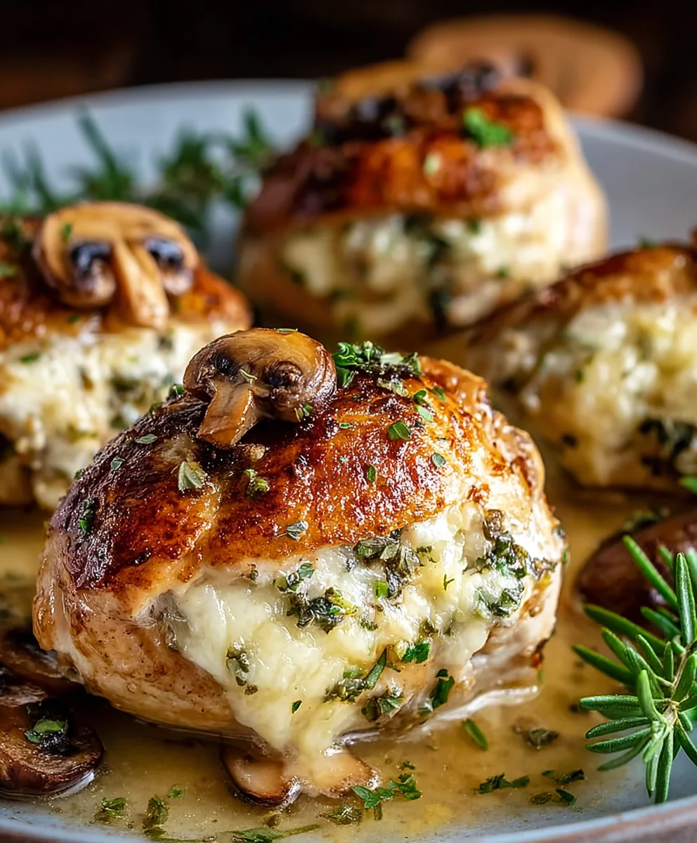 Stuffed Mushroom Chicken: Easy, Flavorful Dinner Recipe