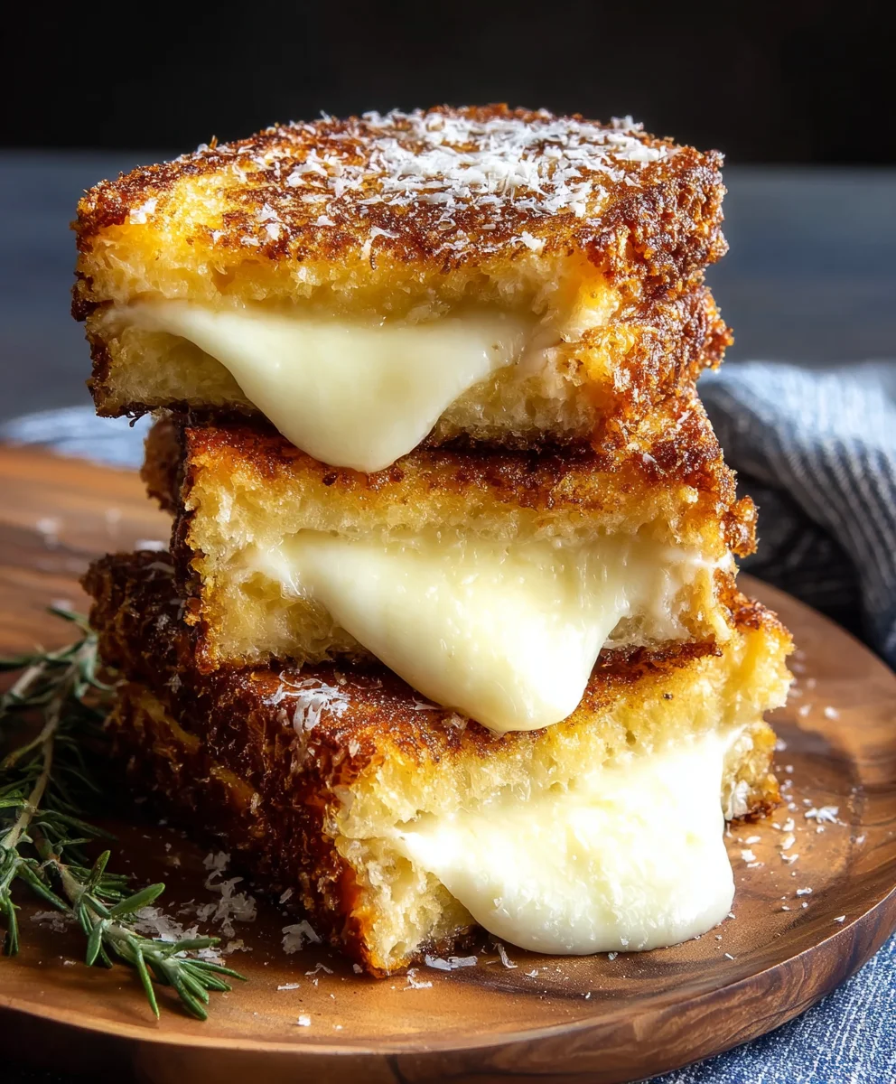 Mozzarella In Carrozza: Crispy Fried Cheese Sandwich