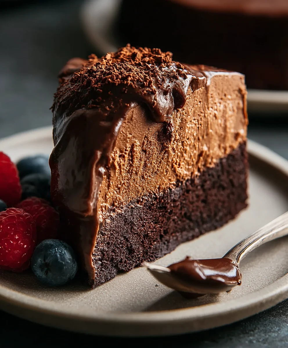 Vegan Chocolate Mousse Cake: Rich, Decadent & Dairy-Free!