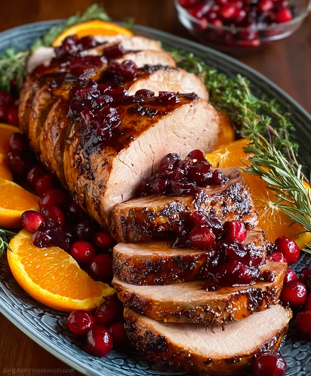 Orange Cranberry Beef Loin Roast Recipe: So Flavorful!