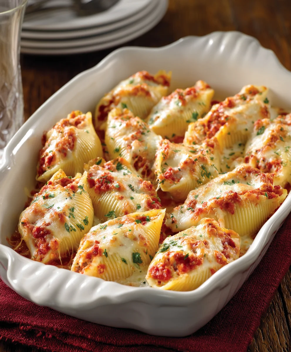 Quick & Easy Cheesy Stuffed Shells Recipe - Perfect for Dinner!