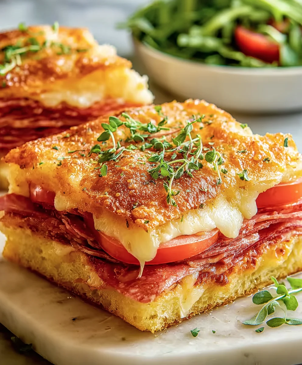 Italian Sub Squares: Flavorful Beef Deli Sandwich Bites