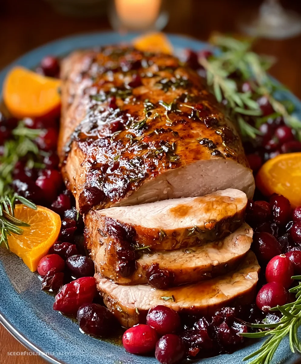 Orange Cranberry Beef Loin Roast Recipe: So Flavorful!
