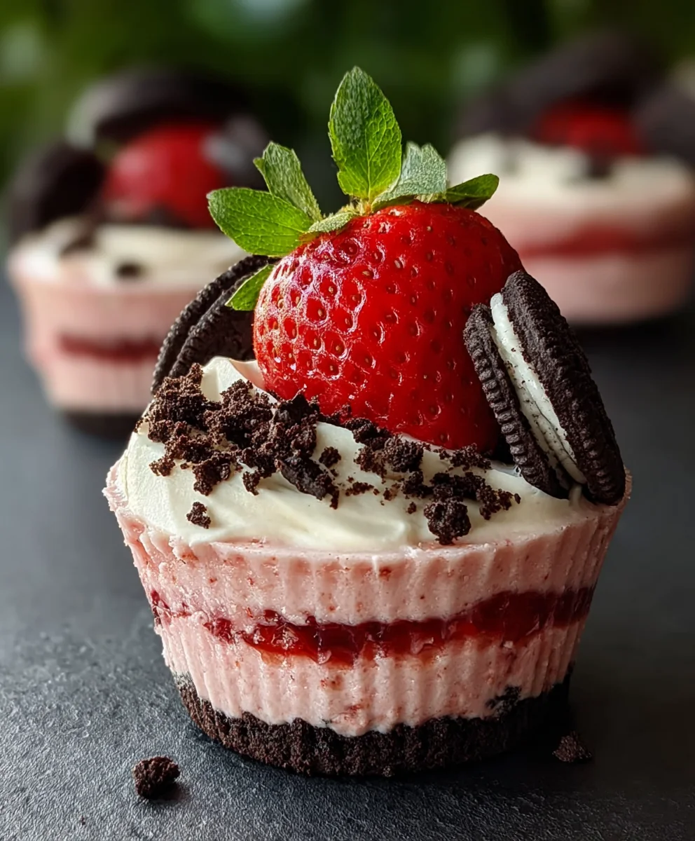 Irresistible Strawberry Oreo Cups: Simple No-Bake Treat