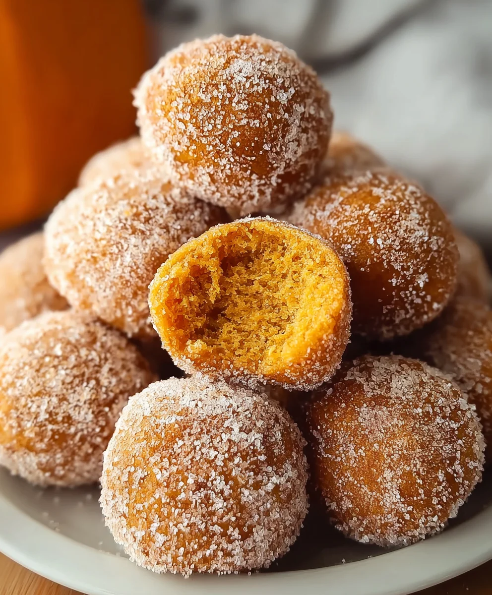 Pumpkin Donut Holes Air Fryer Oven