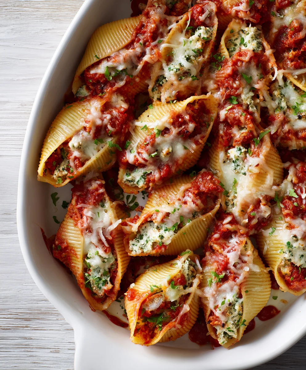 Quick & Easy Cheesy Stuffed Shells Recipe - Perfect for Dinner!