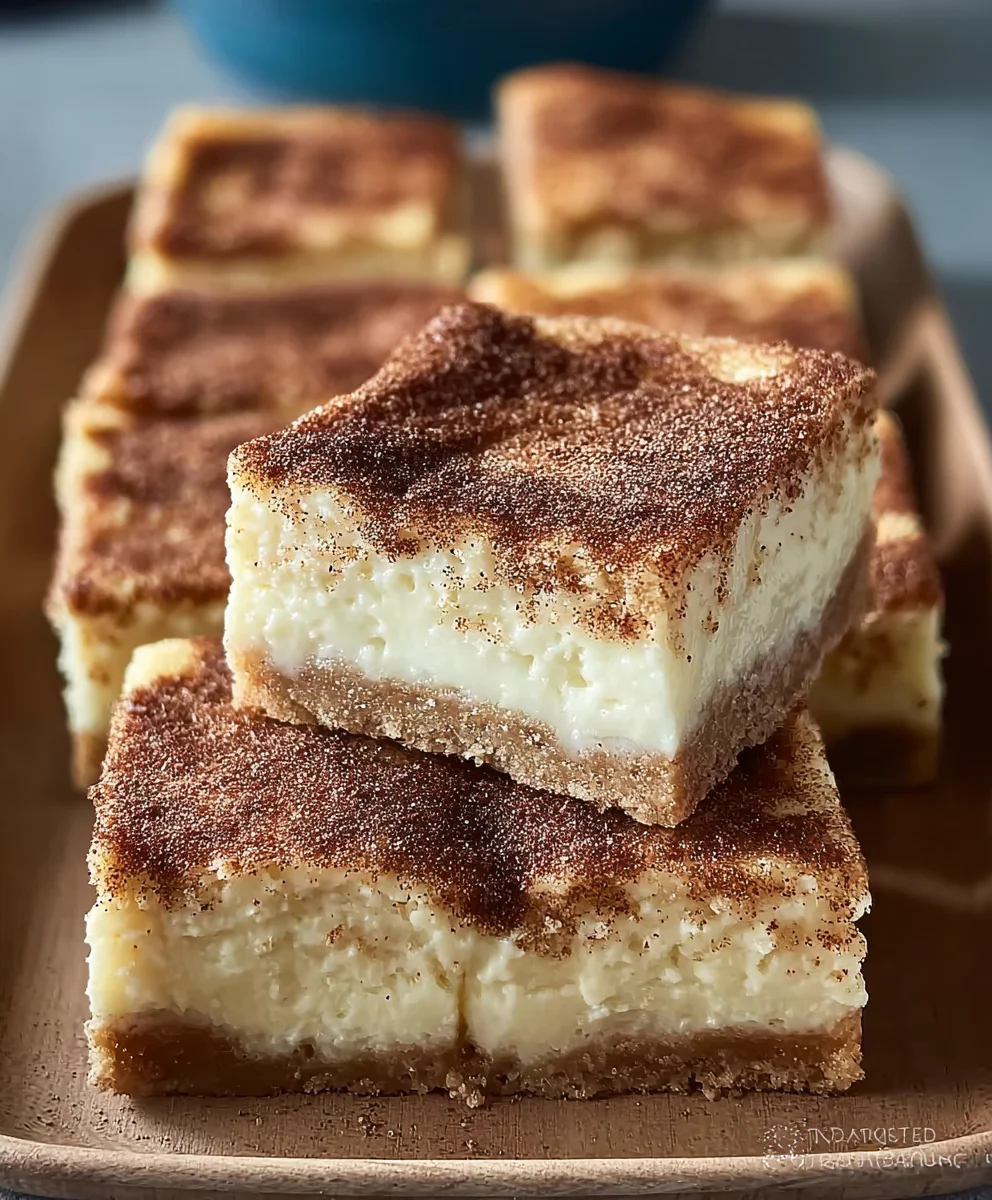 Cinnamon Churro Cheesecake Bars: Easy, Dreamy Dessert!