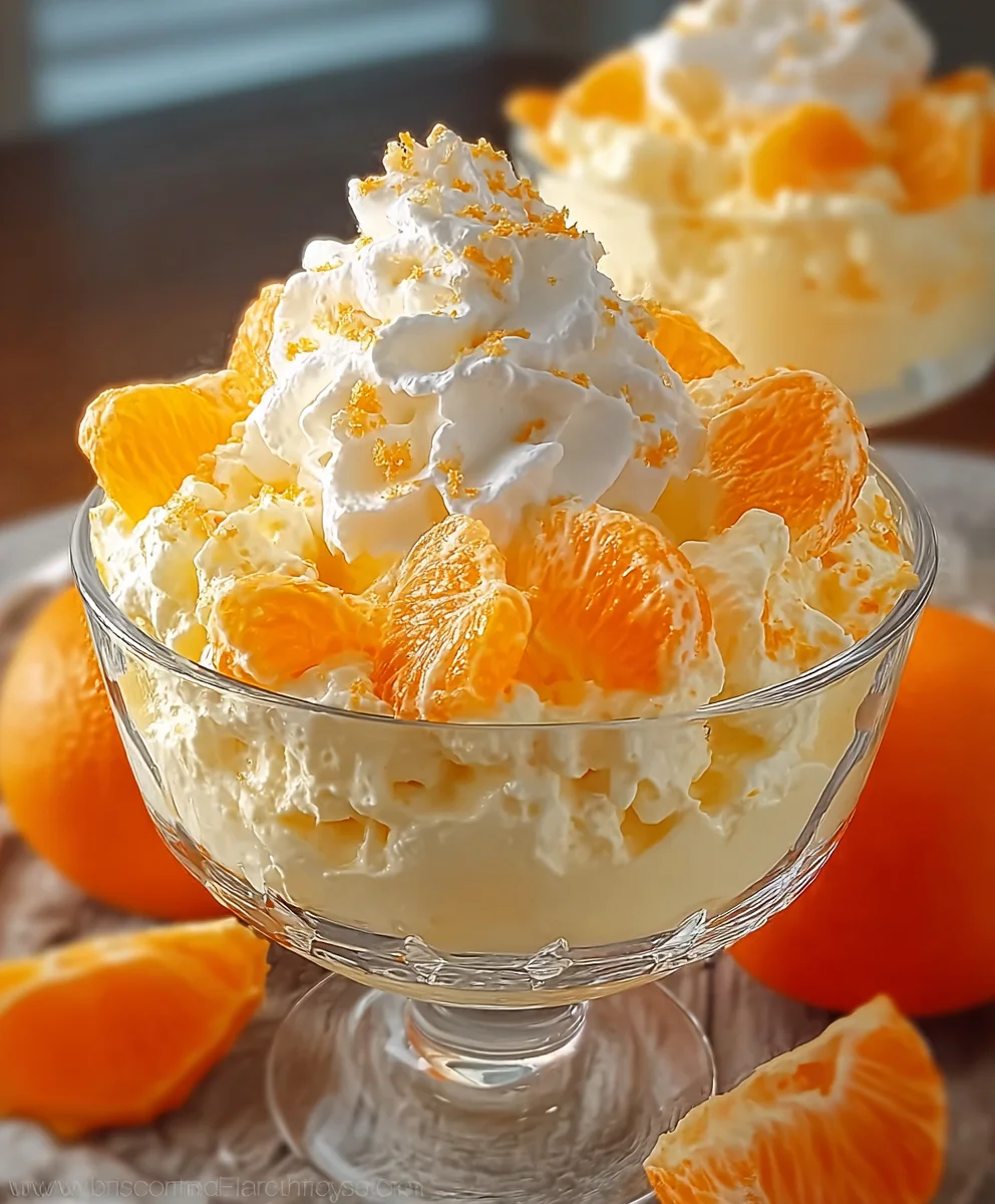 Creamsicle Orange Fluff Recipe - Light & Zesty No-Bake Delight