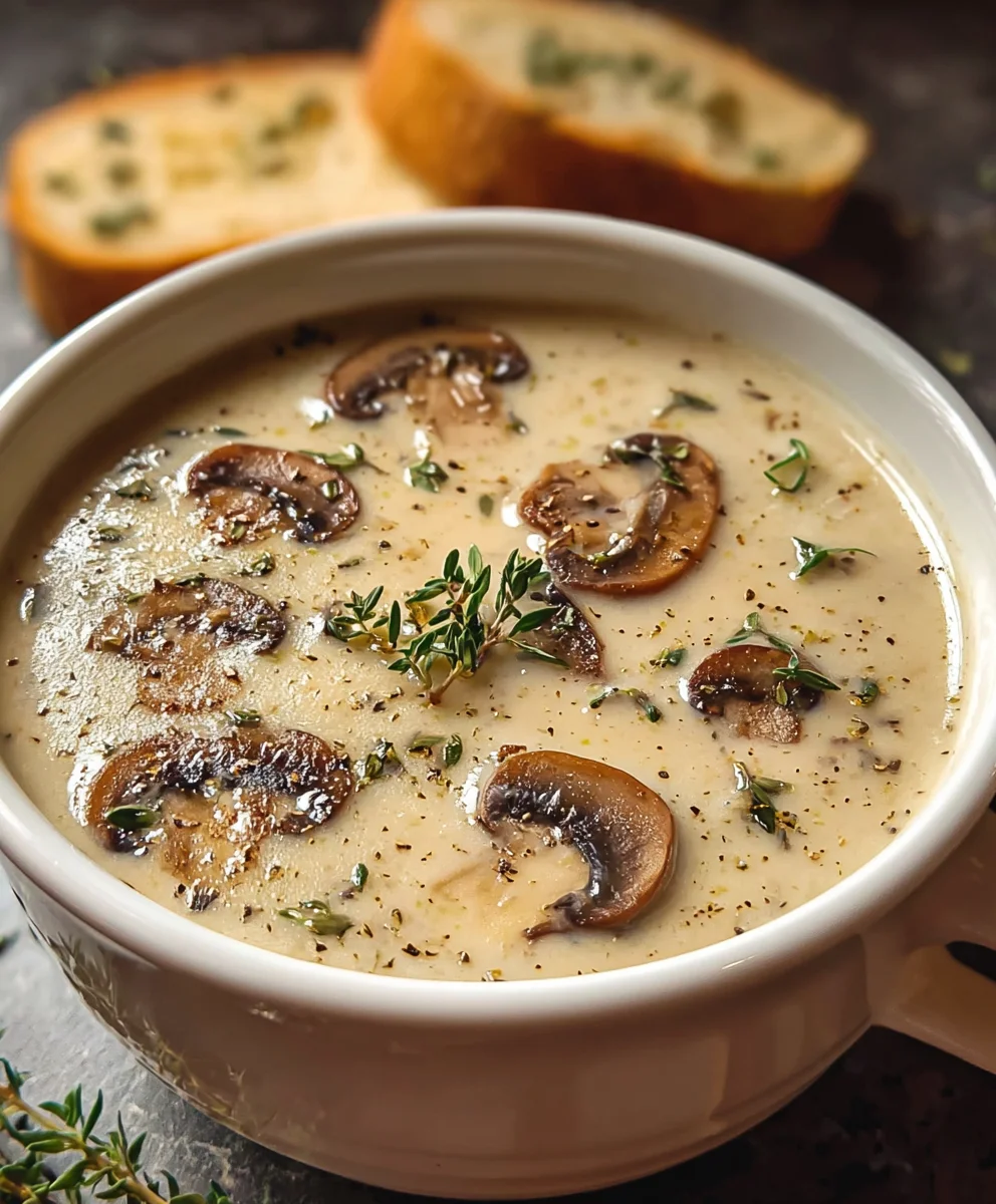 Creamy Mushroom Soup Recipe: Easy & Delicious Dinner!