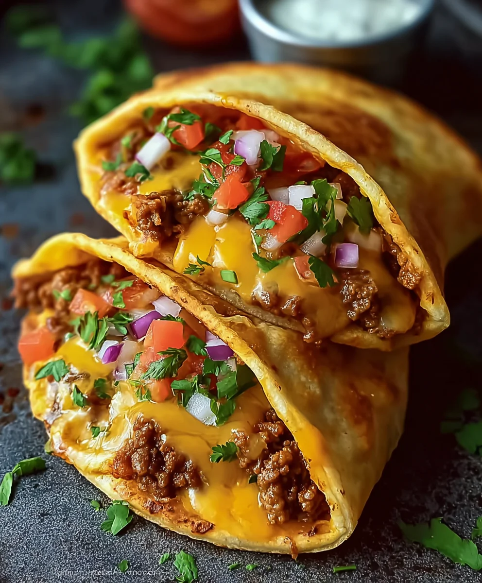 Loaded Cheesy Pocket Tacos: The Ultimate Comfort Food