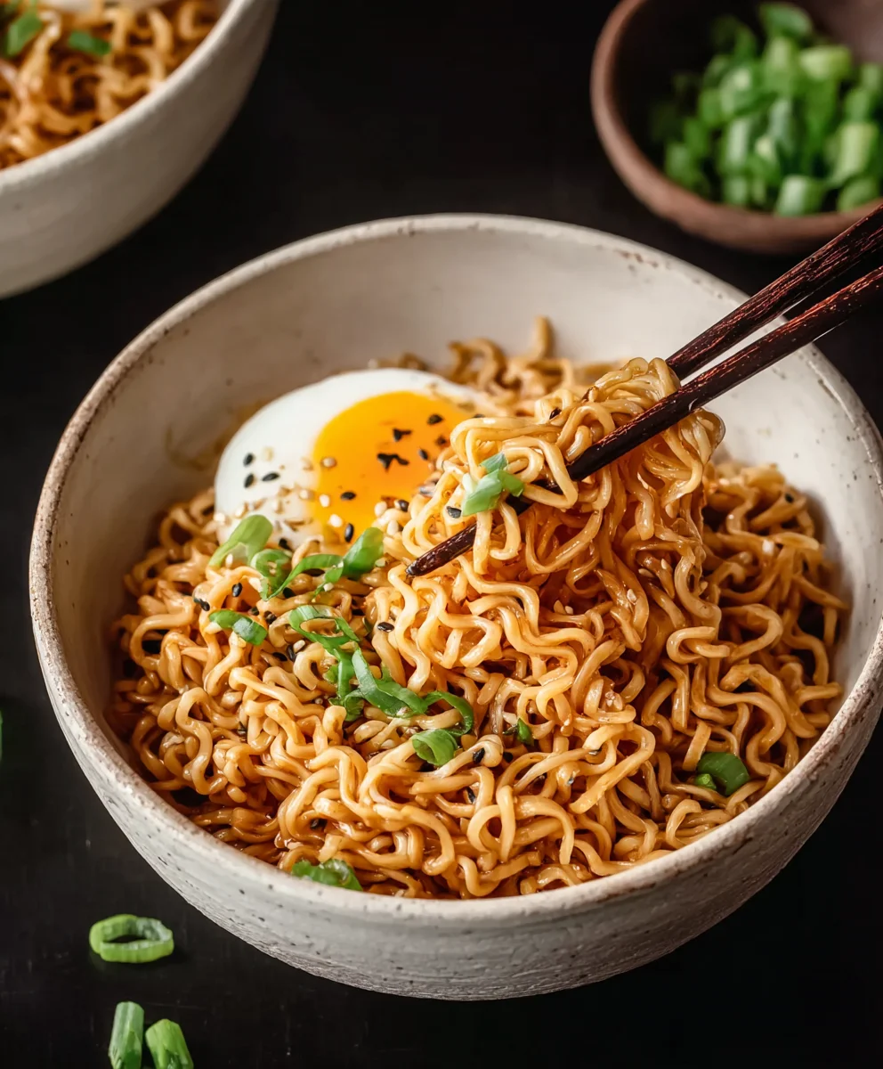 Easy Sesame Garlic Ramen Noodles: Delicious 15-Min Meal