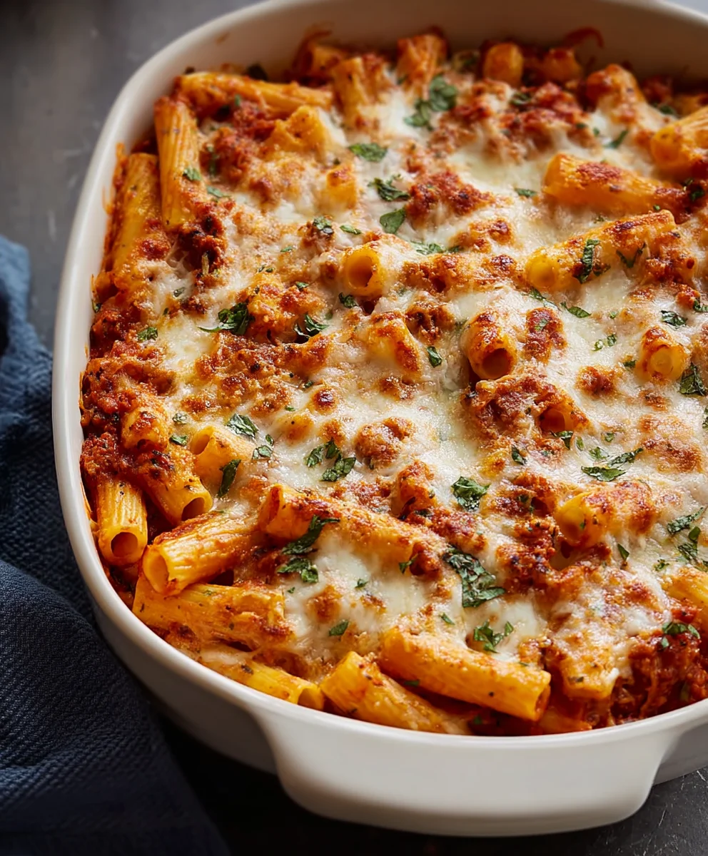 Meatless Baked Ziti: Easy, Cheesy & Delicious Dinner!