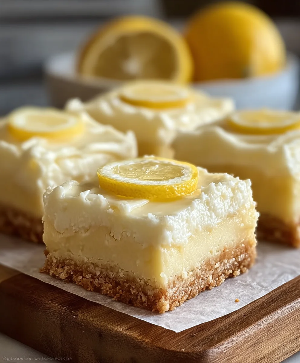 Best Lemon Cream Cheese Squares - Tangy & Sweet Treat!