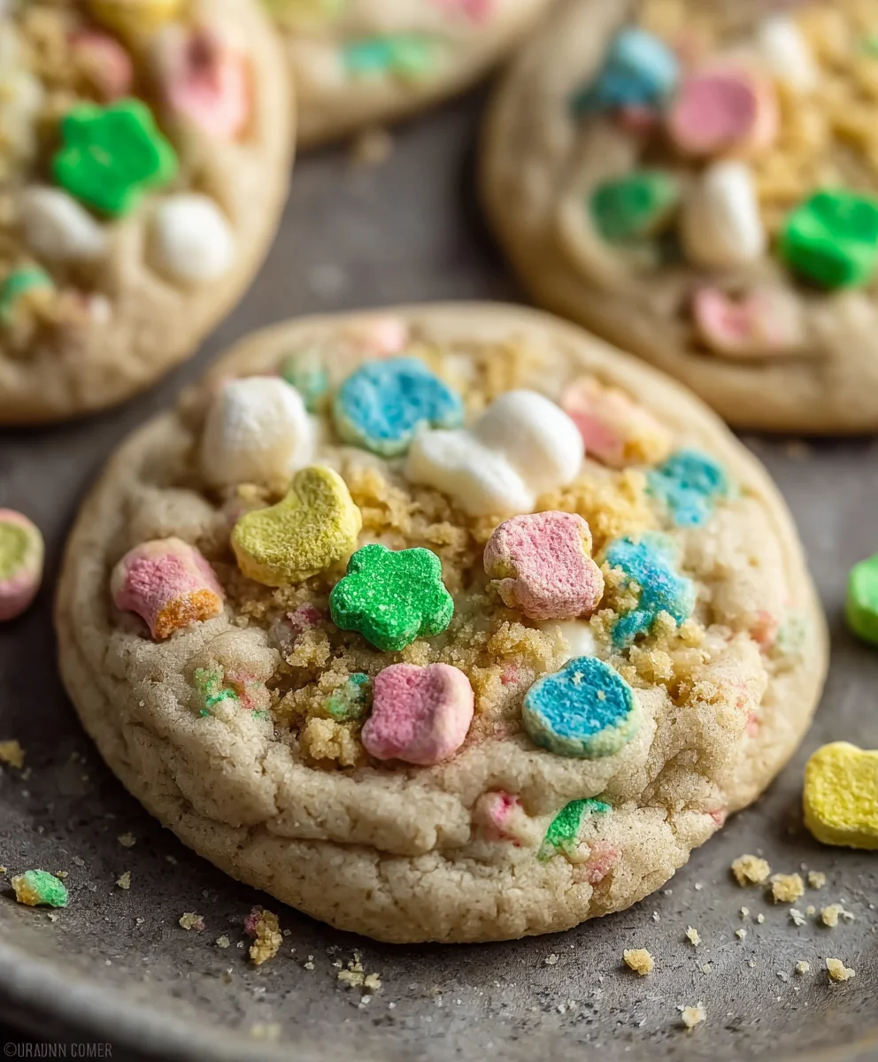 Sweet Crumble Lucky Charms Cookies Recipe: A Magical Dessert!