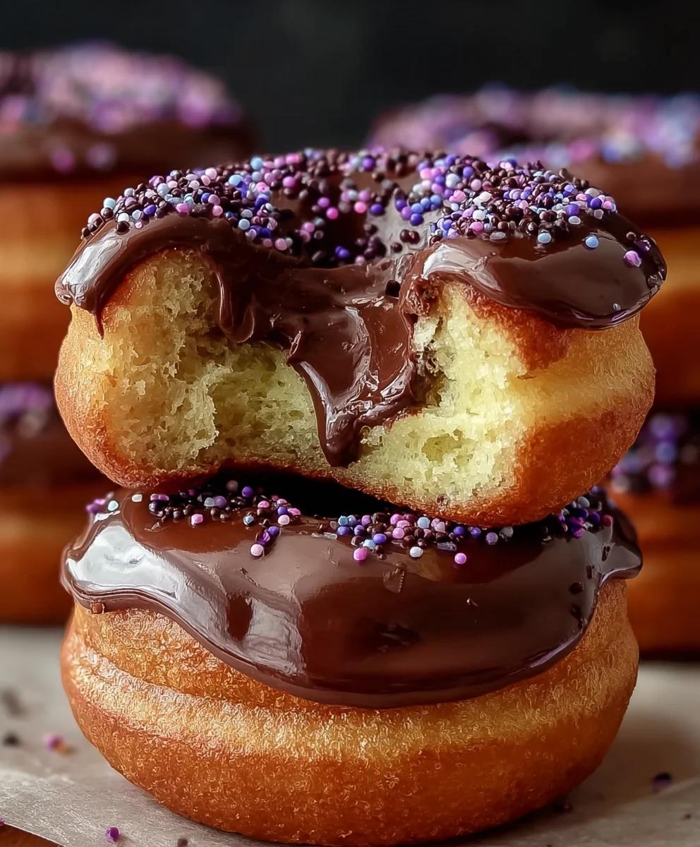 Chocolate Custard Donuts: Sweet, Creamy, & Delicious Treat!