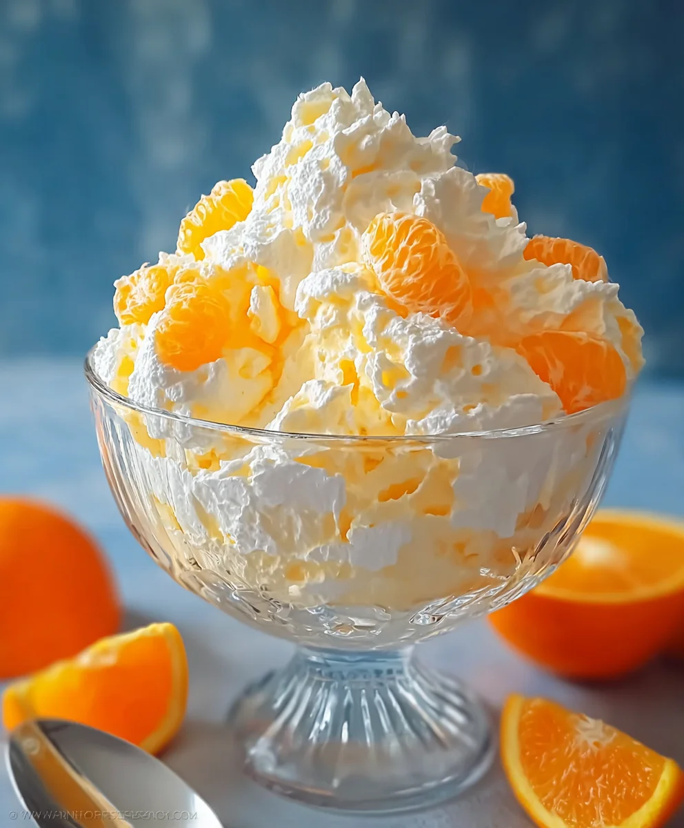Creamsicle Orange Fluff Recipe - Light & Zesty No-Bake Delight