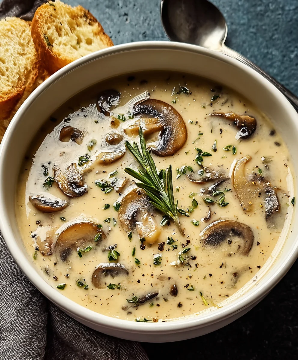 Creamy Mushroom Soup Recipe: Easy & Delicious Dinner!