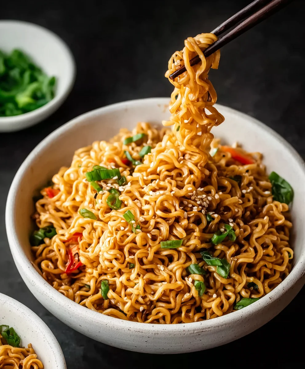 Easy Sesame Garlic Ramen Noodles: Delicious 15-Min Meal