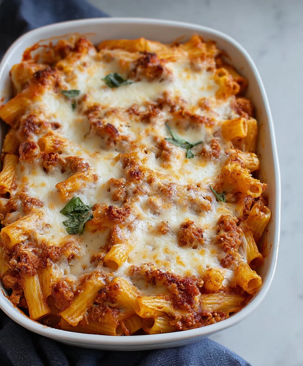 Meatless Baked Ziti: Easy, Cheesy & Delicious Dinner!