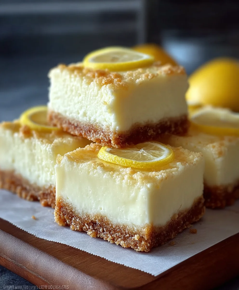 Best Lemon Cream Cheese Squares - Tangy & Sweet Treat!