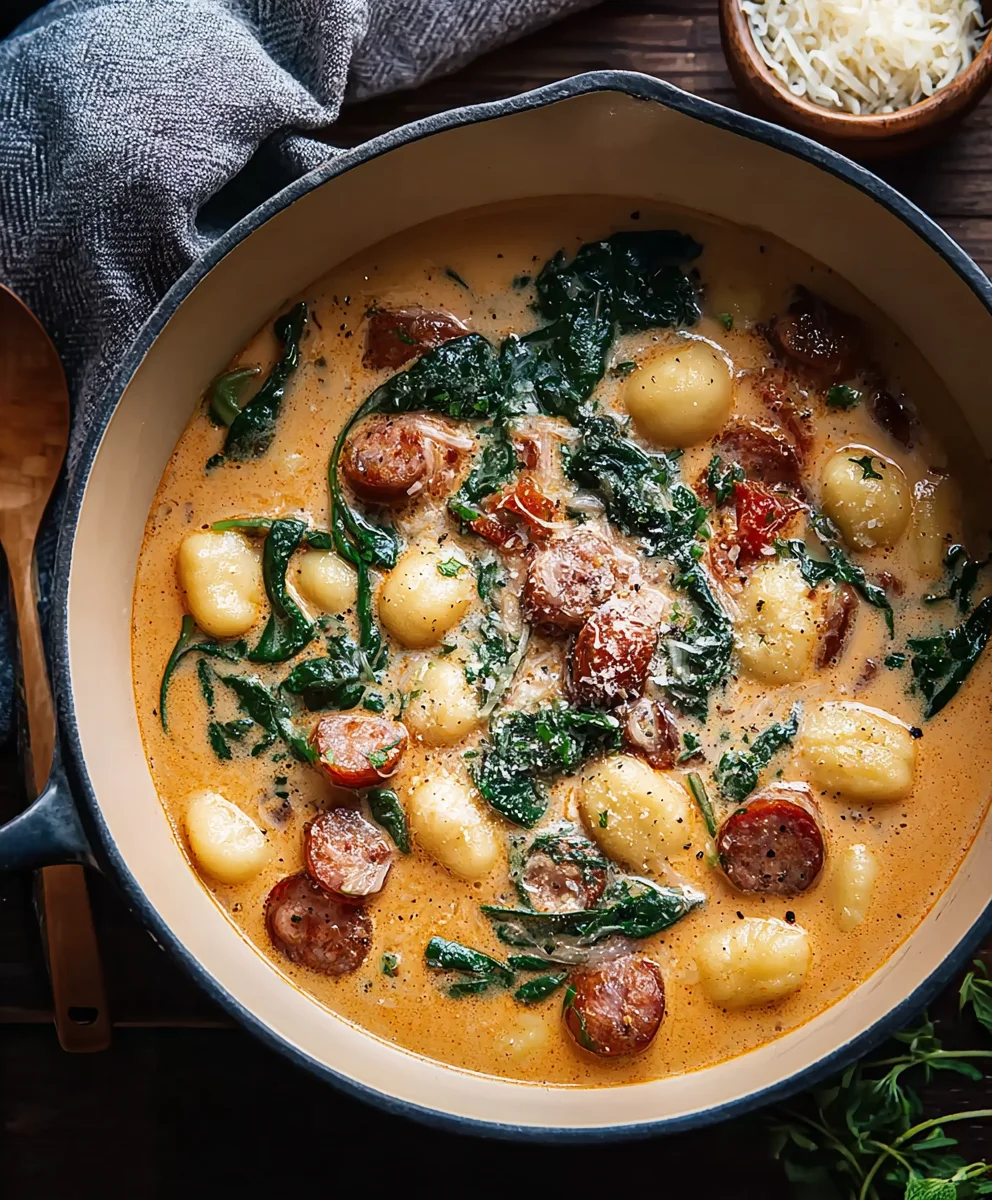 Hearty Beef Kielbasa Gnocchi Soup: Easy Dinner Idea!