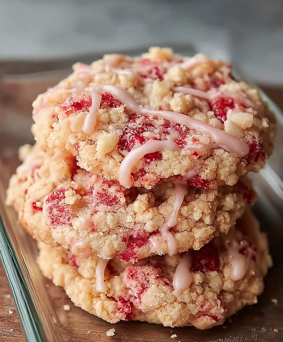 Strawberry Crunch Cookies: Chewy, Sweet & Irresistible Treat