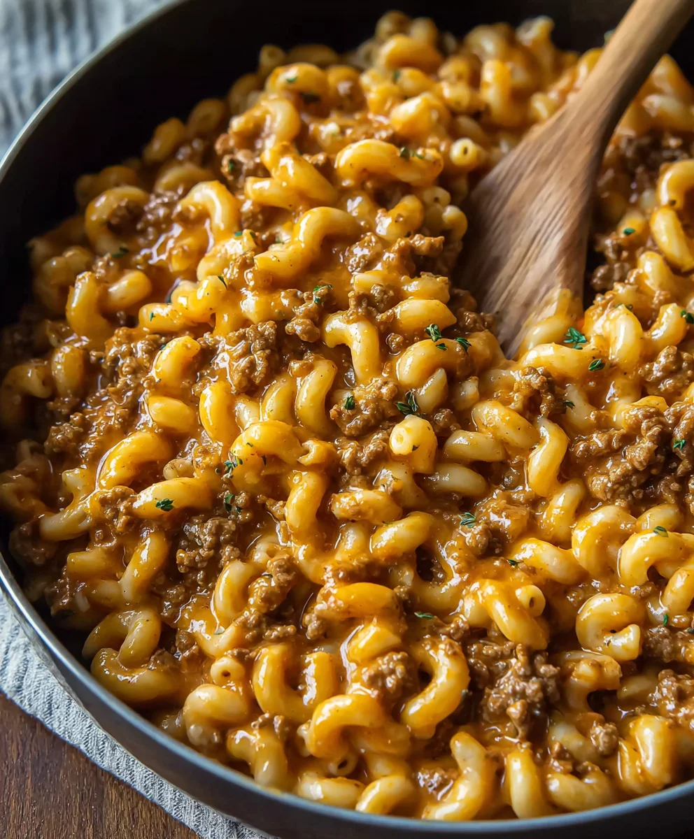 Homemade Beef Hamburger Helper: Easy, Cheesy One-Pot Meal!