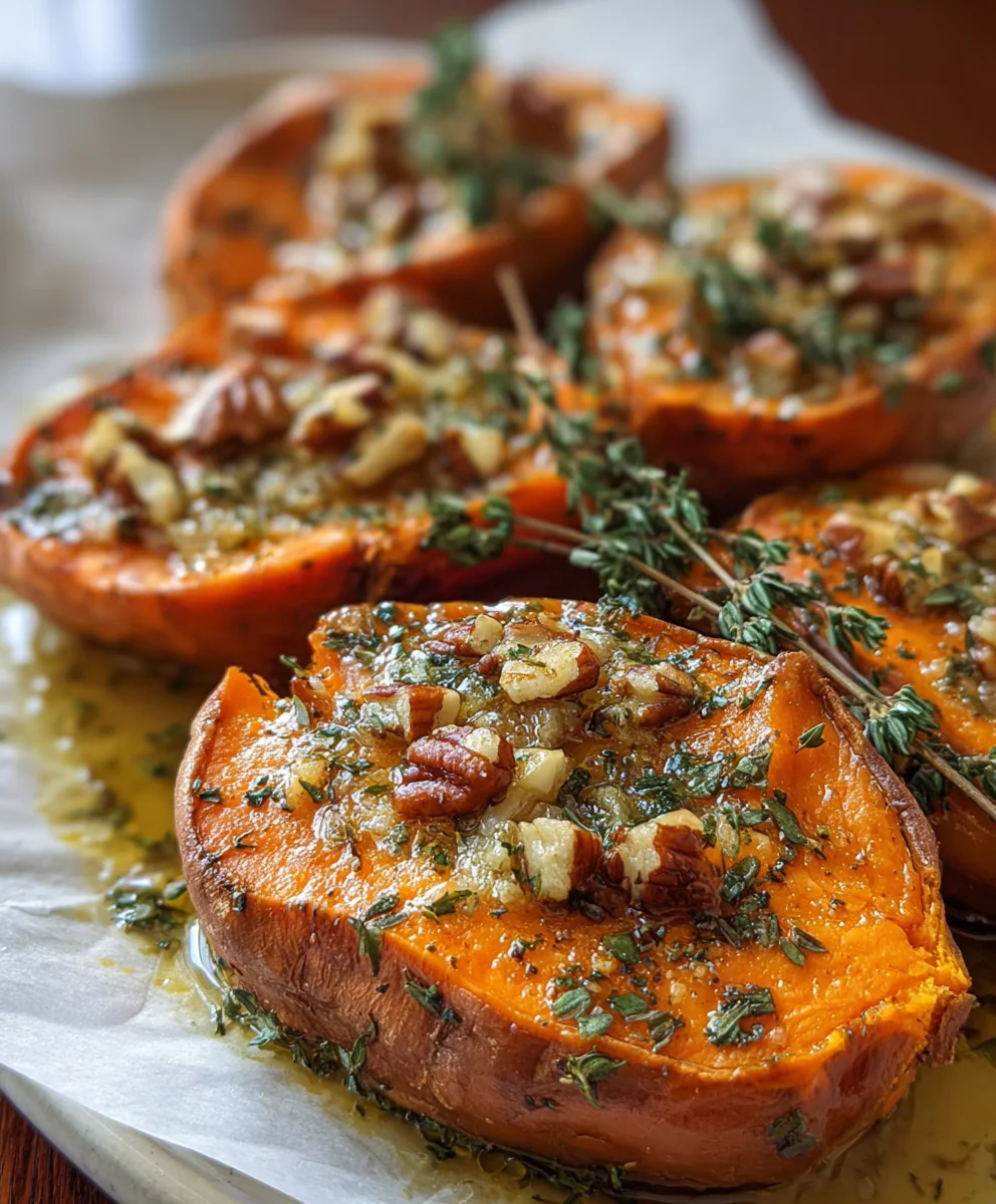 Maple Garlic Butter Sweet Potatoes – Your New Favorite Side!
