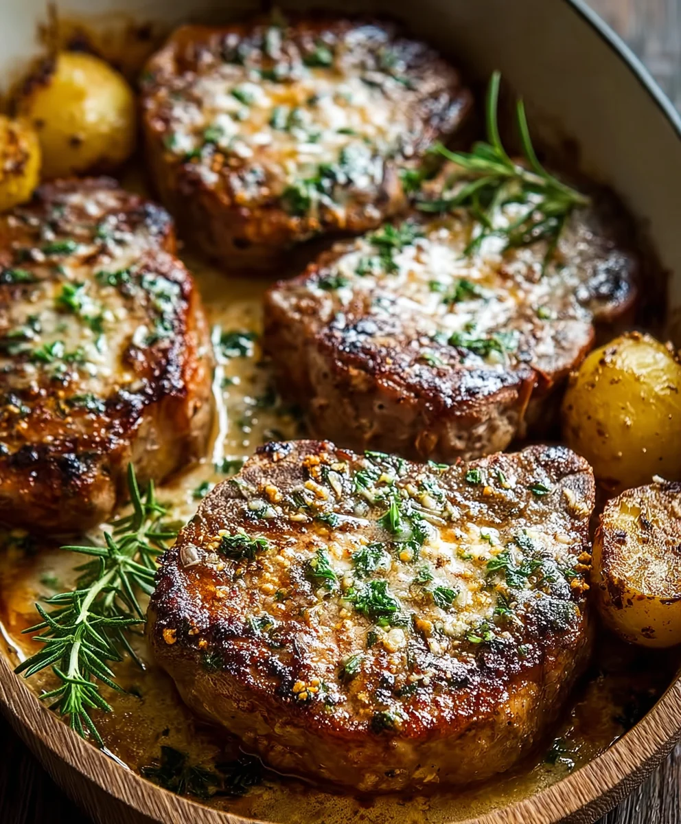 Best Garlic Parmesan Beef Chops - Dinner Perfection!
