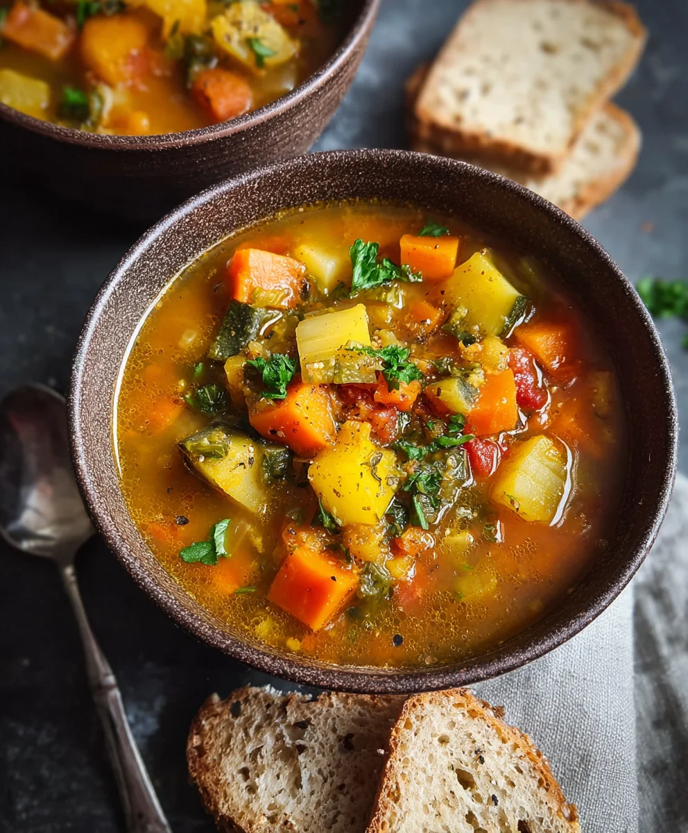Hearty Immune Boosting Vegetable Soup: Healthy Comfort!