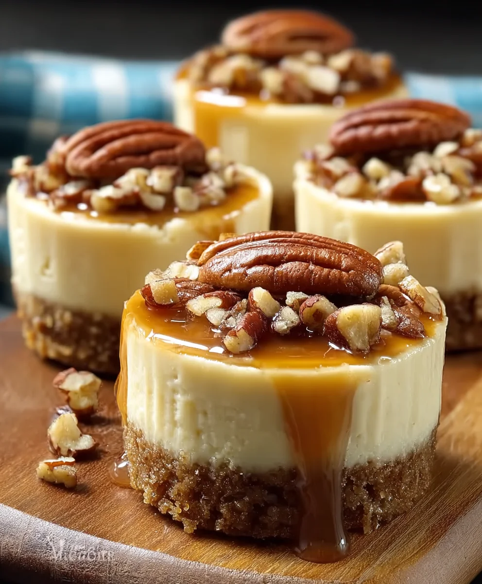 Mini Pecan Pie Cheesecakes