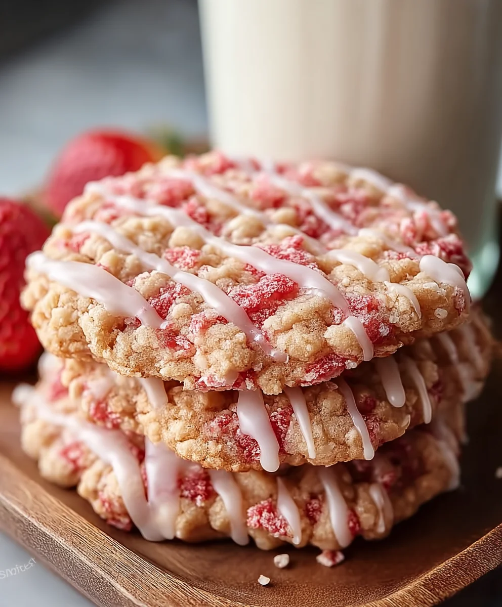 Strawberry Crunch Cookies: Chewy, Sweet & Irresistible Treat