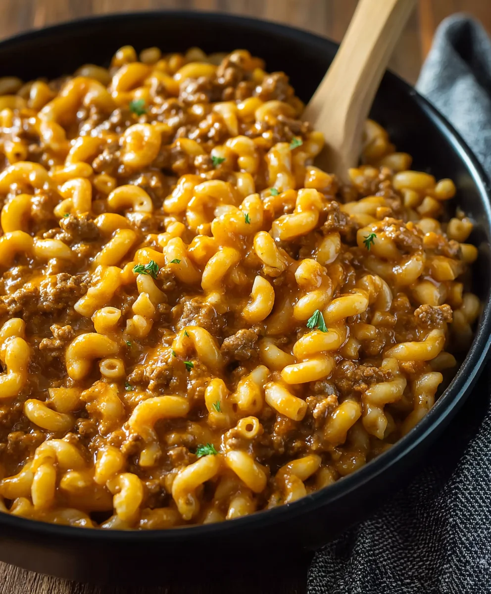 Homemade Beef Hamburger Helper: Easy, Cheesy One-Pot Meal!