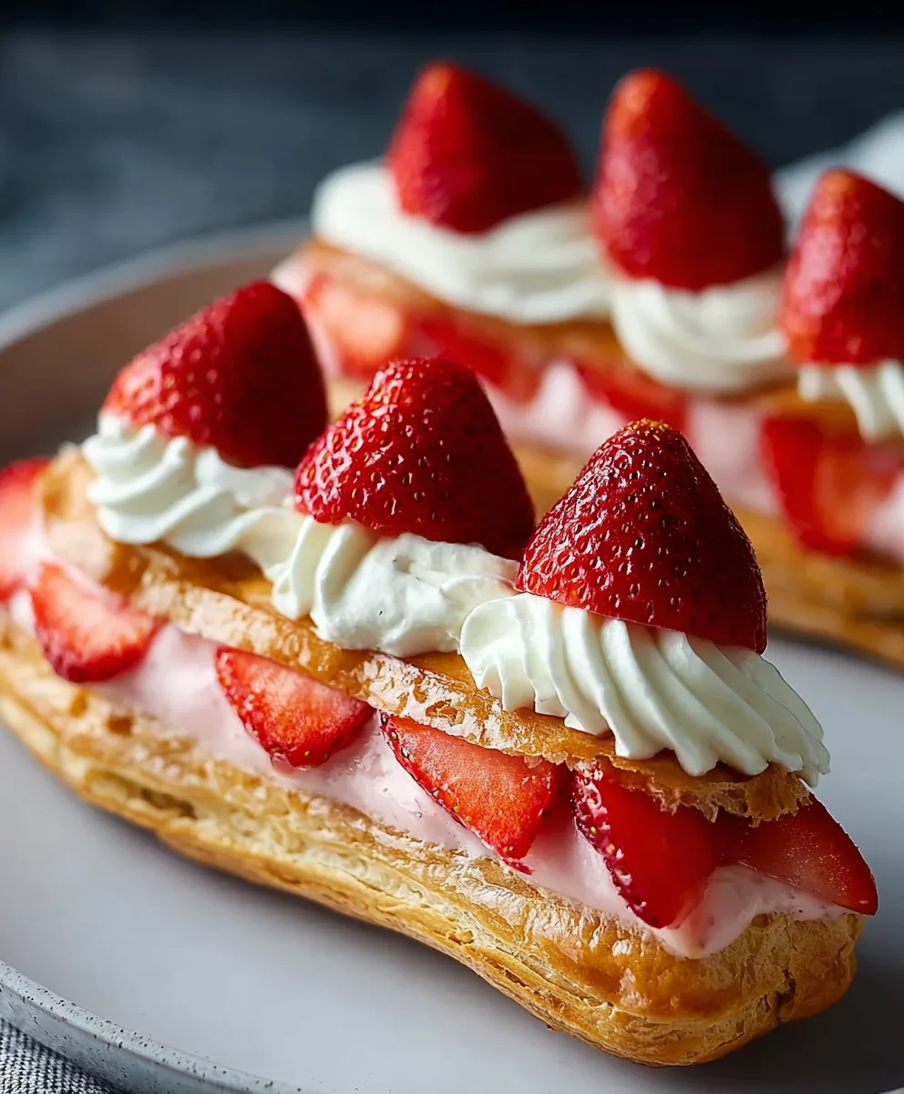 Strawberry Eclairs Recipe: A Sweet & Creamy Dessert!