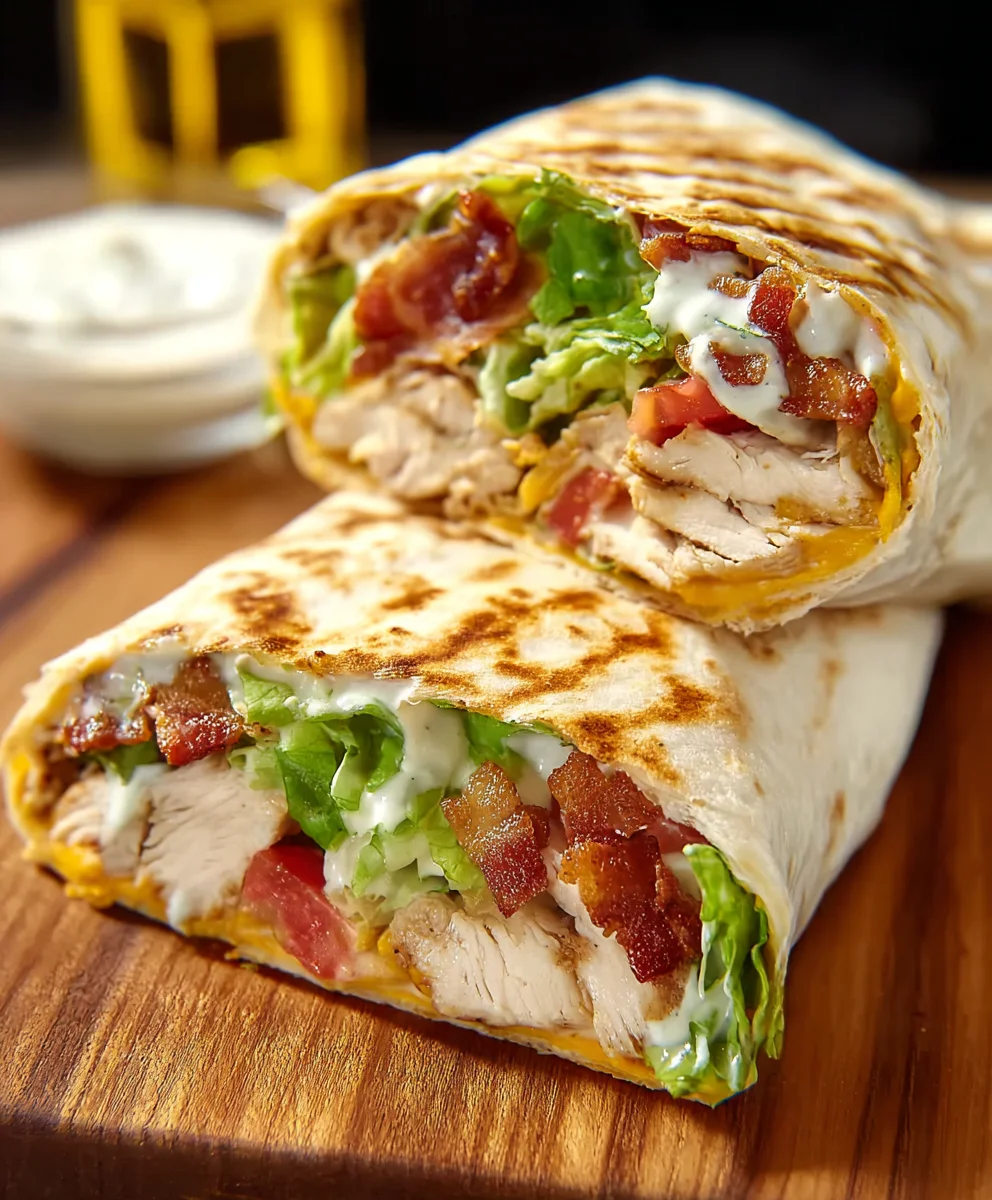 Loaded Chicken Beef Bacon Ranch Crunchwrap - Easy Recipe!