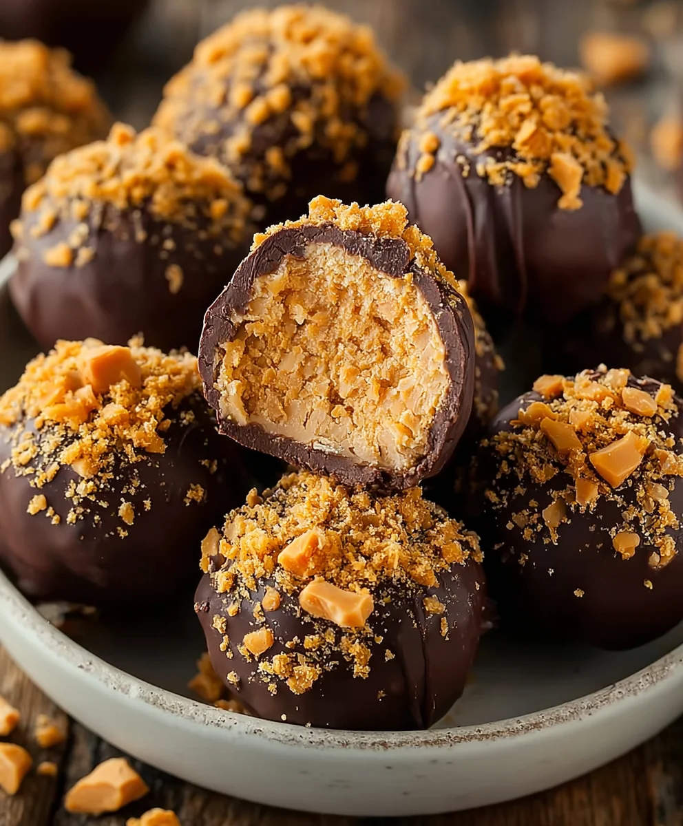 Delicious Butterfinger Candy Balls Recipe - No Bake!
