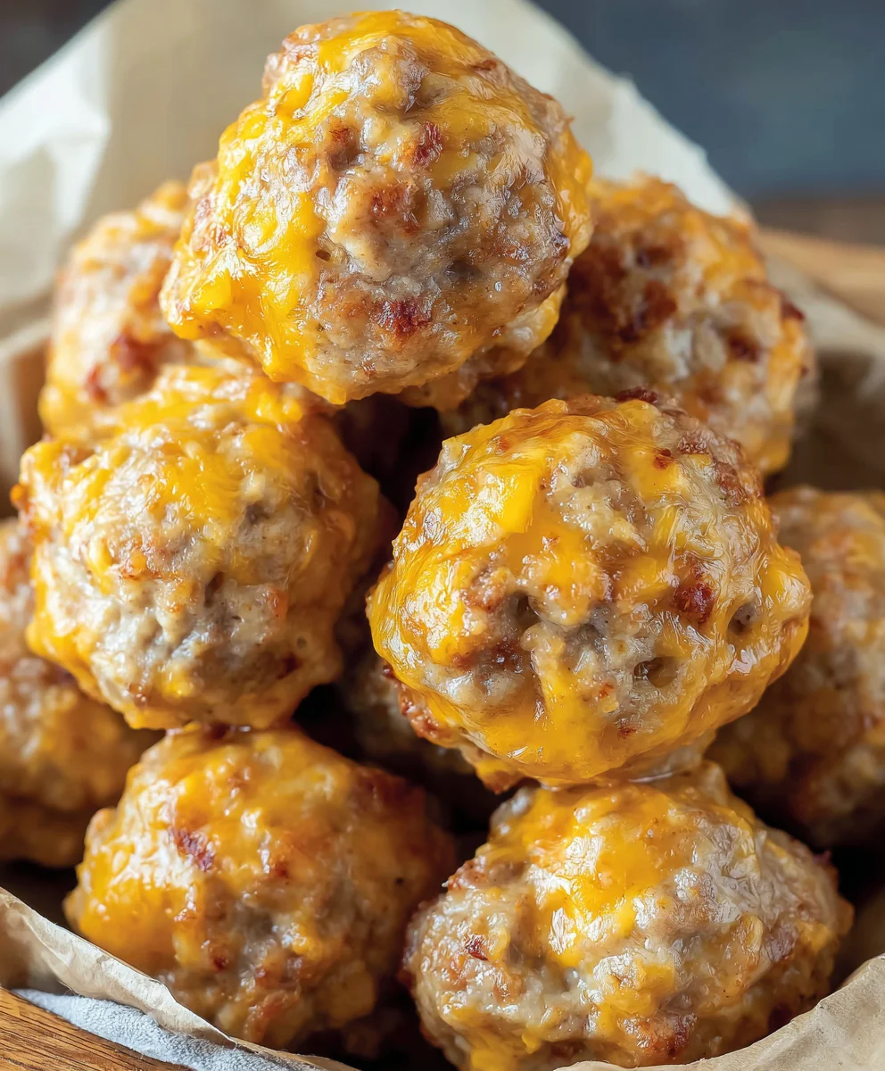 Easy Beef Sausage Cheese Balls Recipe: Perfect Party Snack!