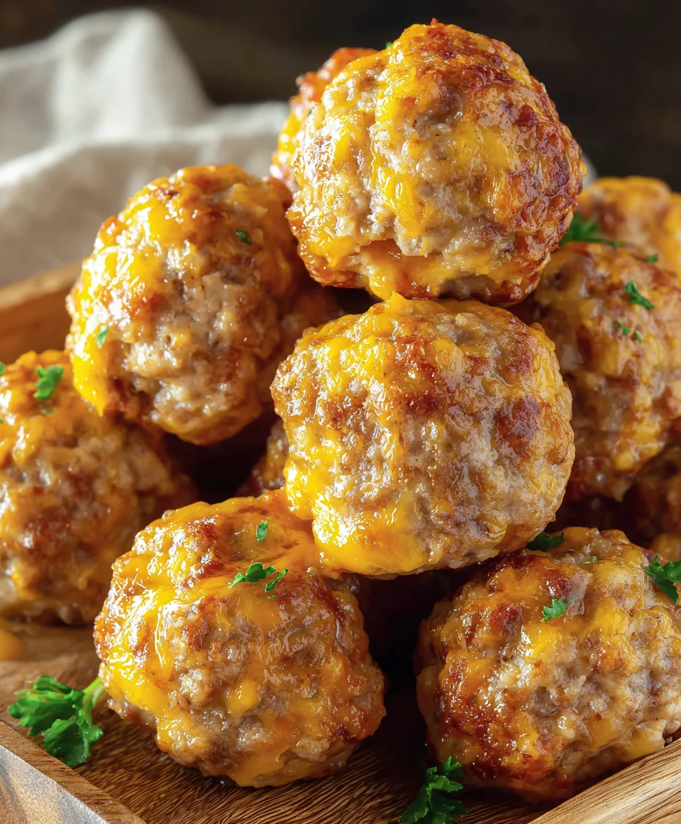 Easy Beef Sausage Cheese Balls Recipe: Perfect Party Snack!
