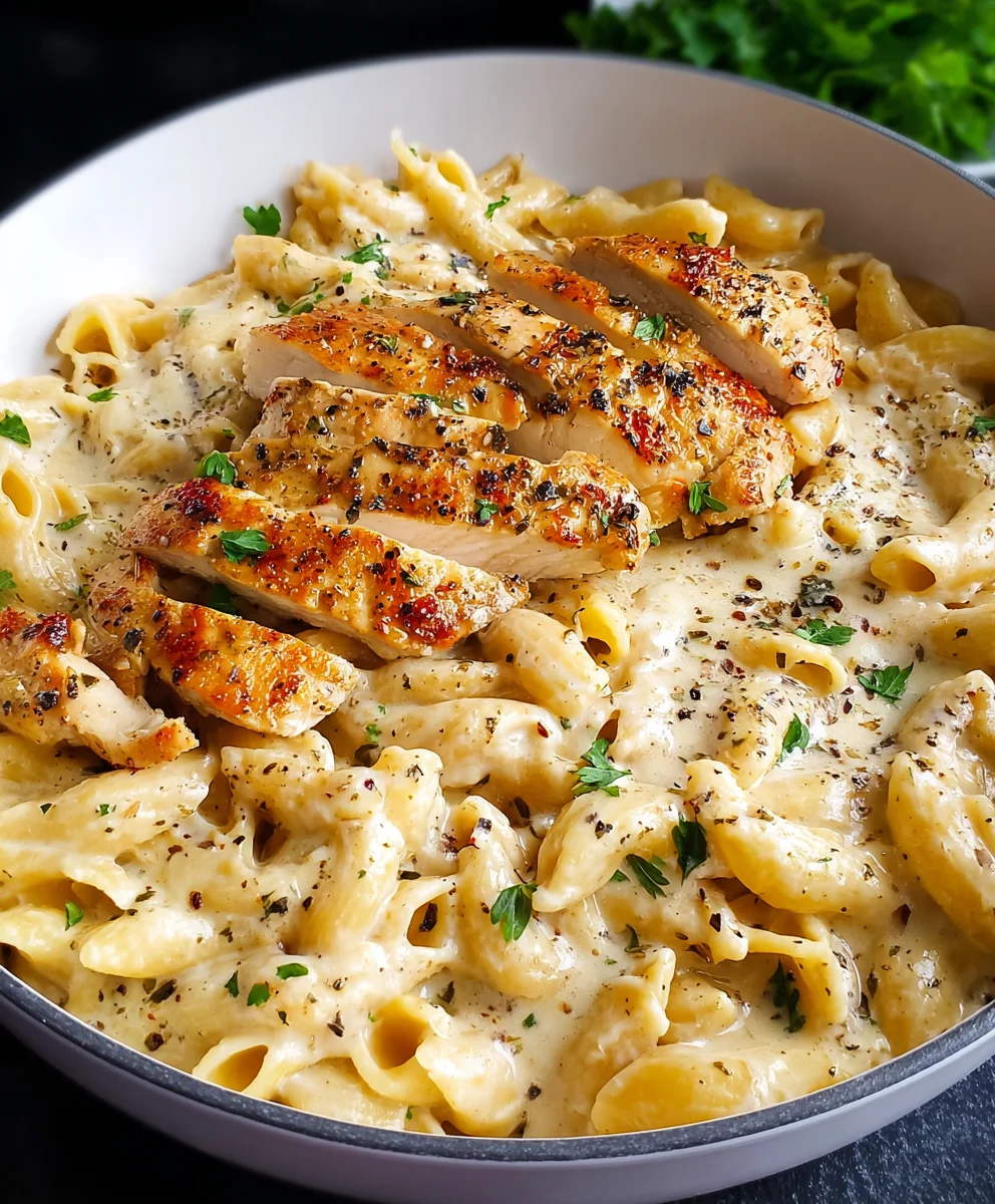 Amazing Chicken Garlic Parmesan Pasta – So Flavorful!