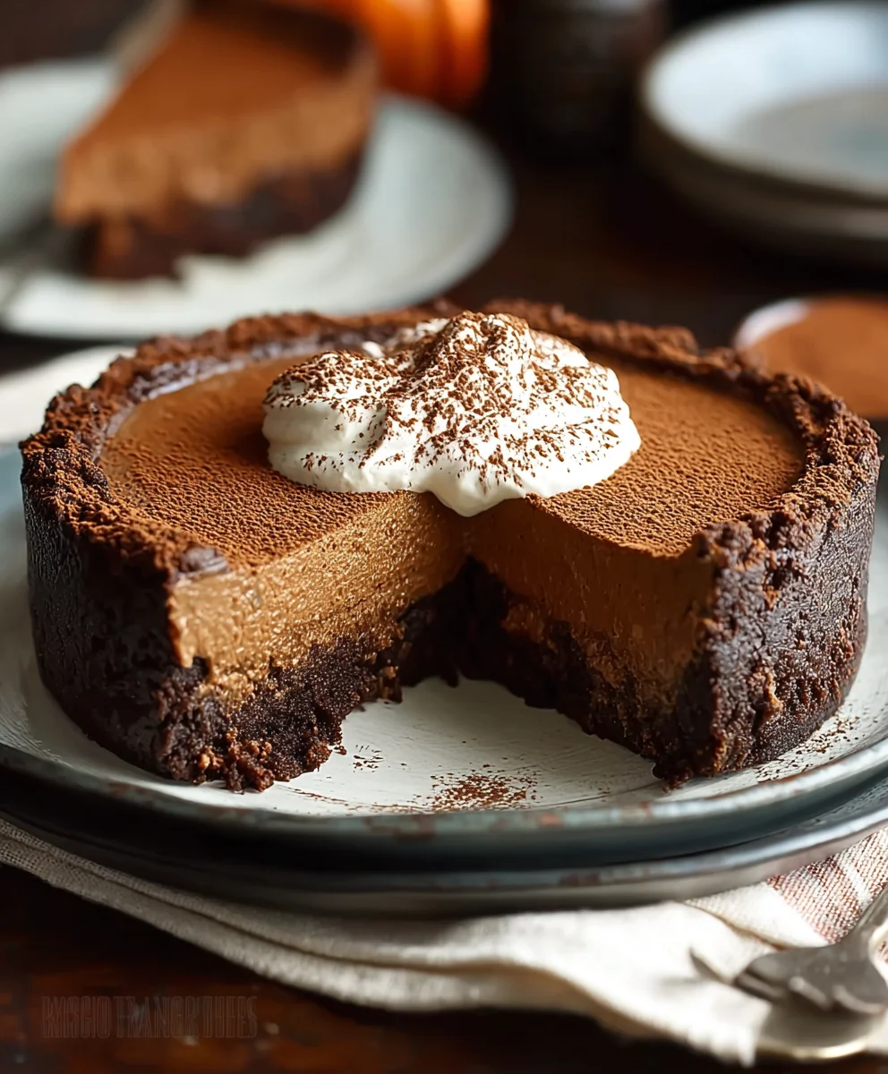 Decadent Gluten-Free Chocolate Pumpkin Torte Recipe