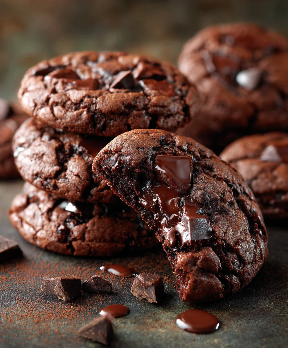 Double Chocolate Cookies: Chewy, Fudgy & Irresistibly Delicious!