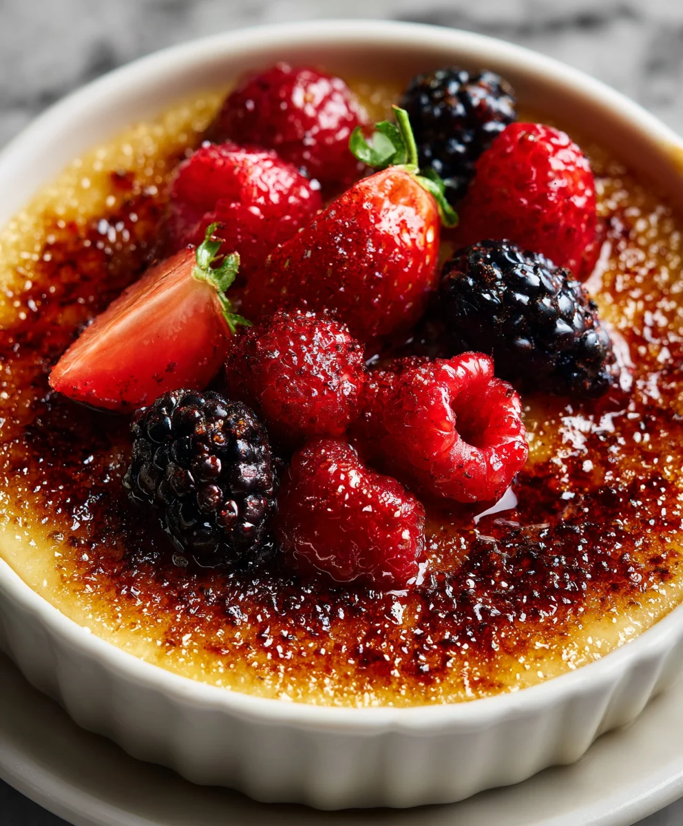 Irresistible Berry Brulee Recipe – Perfect Elegant Dessert!