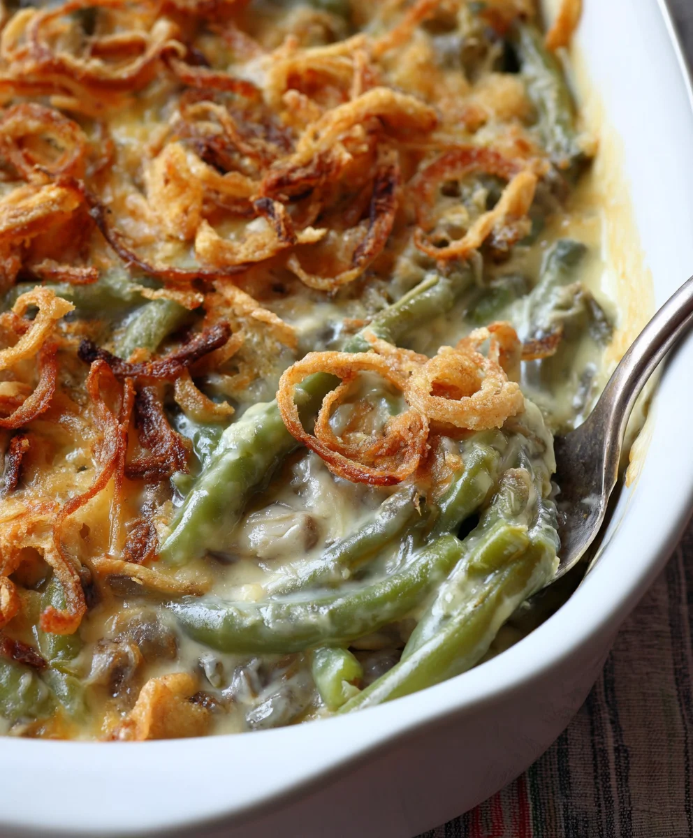 Easy Green Bean Casserole Recipe: Crowd-Pleasing Side!