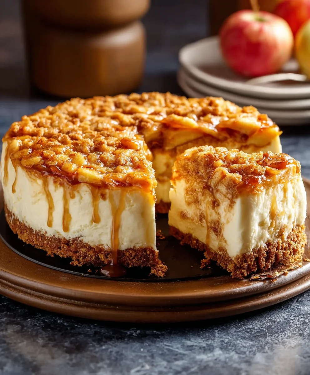 Seriously Irresistible Apple Crumble Cheesecake Recipe