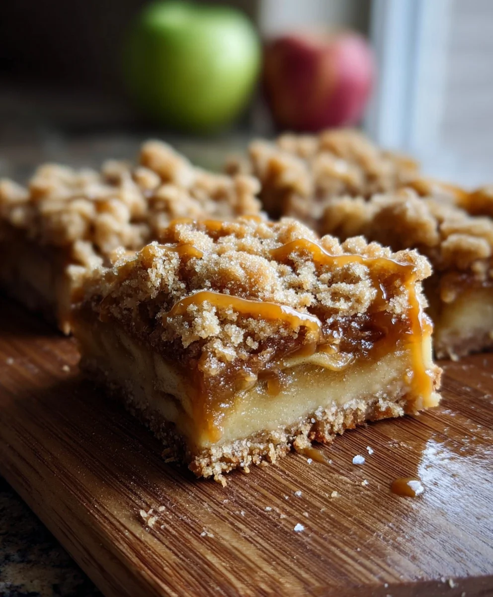 Salted Caramel Apple Crumble Bars – Your Perfect Fall Treat!