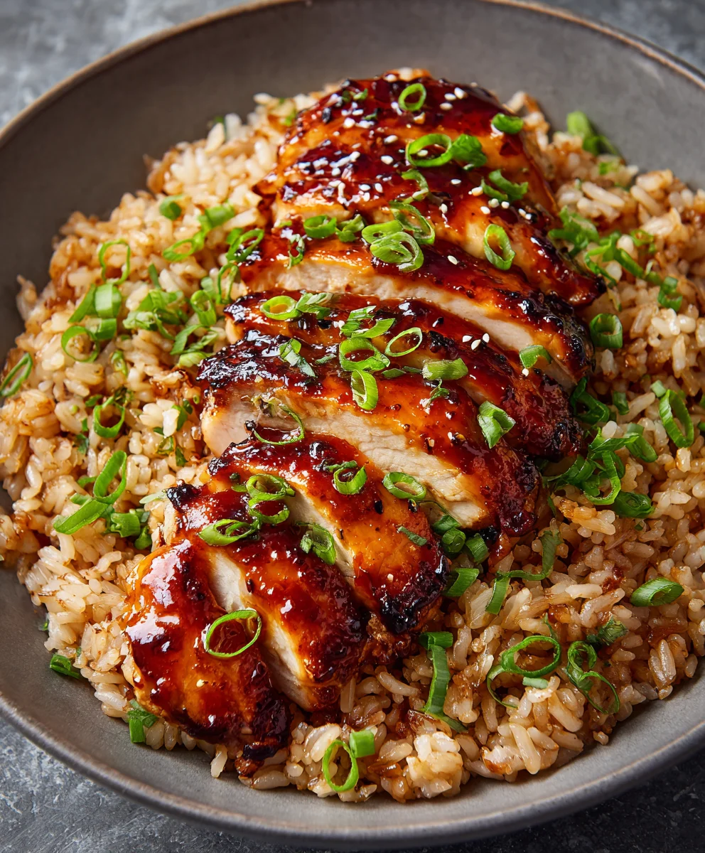 Honey BBQ Chicken Rice Recipe: Easy & Flavorful Meal