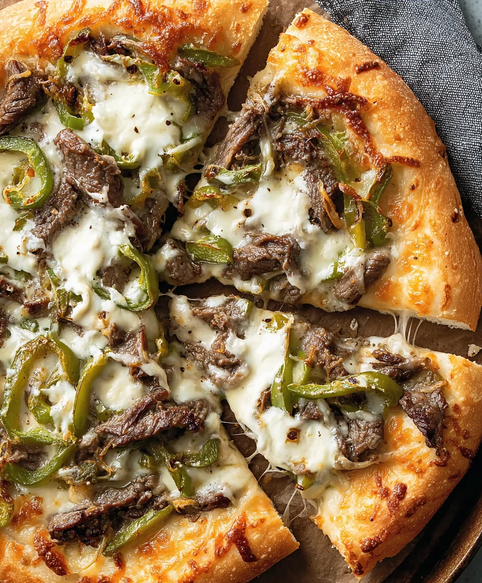 Philly Cheesesteak Pizza: Your New Favorite Beefy Bake